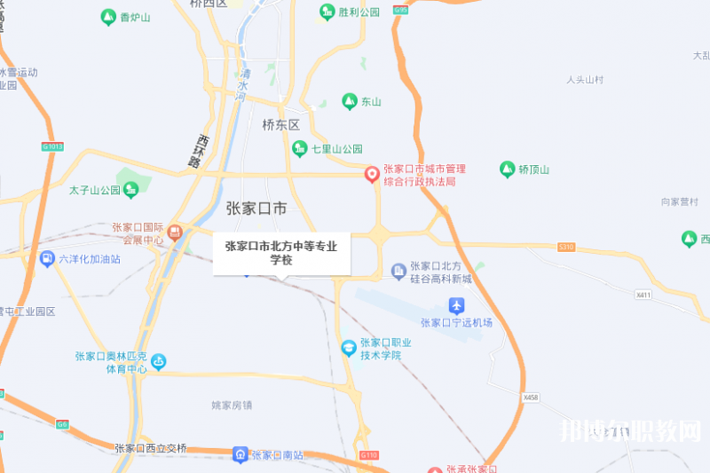 張家口市北方中等專業(yè)學(xué)校地址，乘車路線