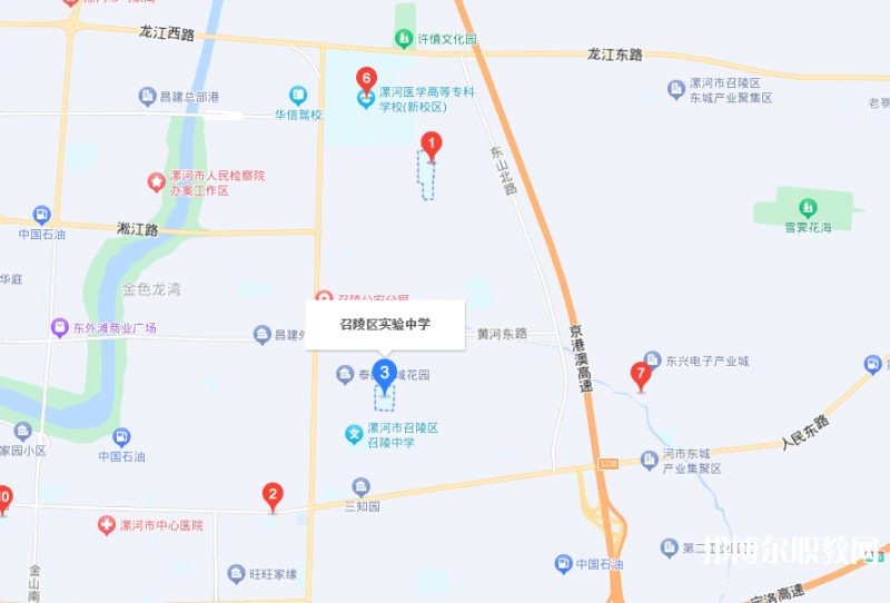 漯河市召陵區(qū)中等專業(yè)學(xué)校地址，乘車路線