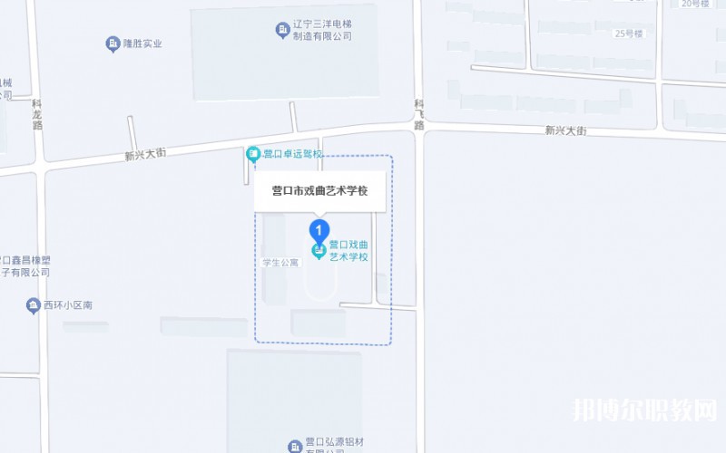 營(yíng)口市戲曲學(xué)校地址，乘車路線